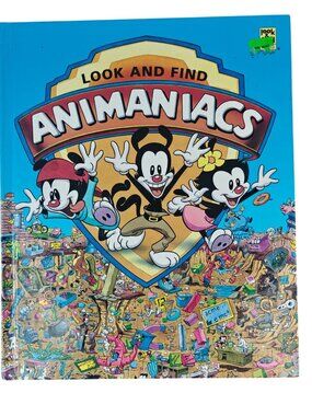 Vintage Animaniacs Look And Find Hardcover 1994 Children's Book Illustrated